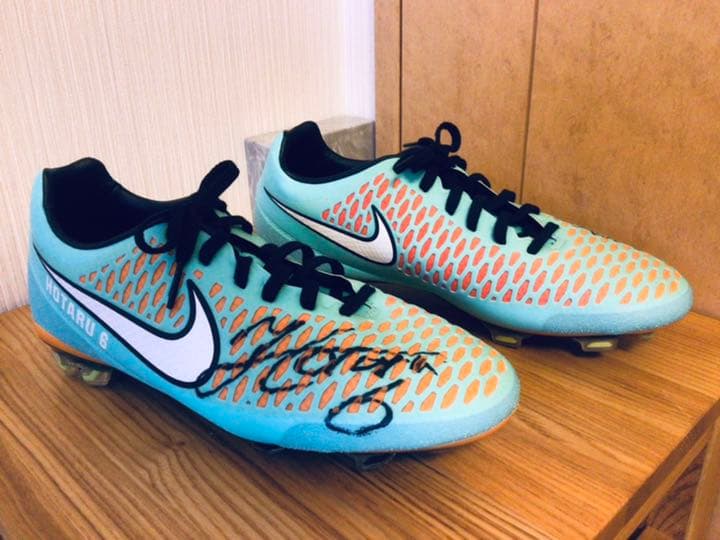 2014 FIFA W杯 日本代表16山口蛍選手 特注支給品サイン実使用スパイク