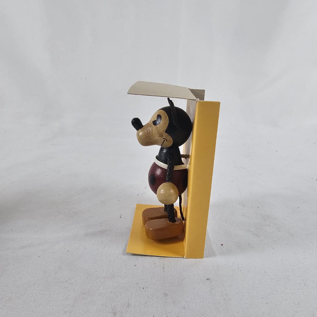 ミッキーマウス ウッデンドール ヤングエポック 1930年代復刻 完品 骨董