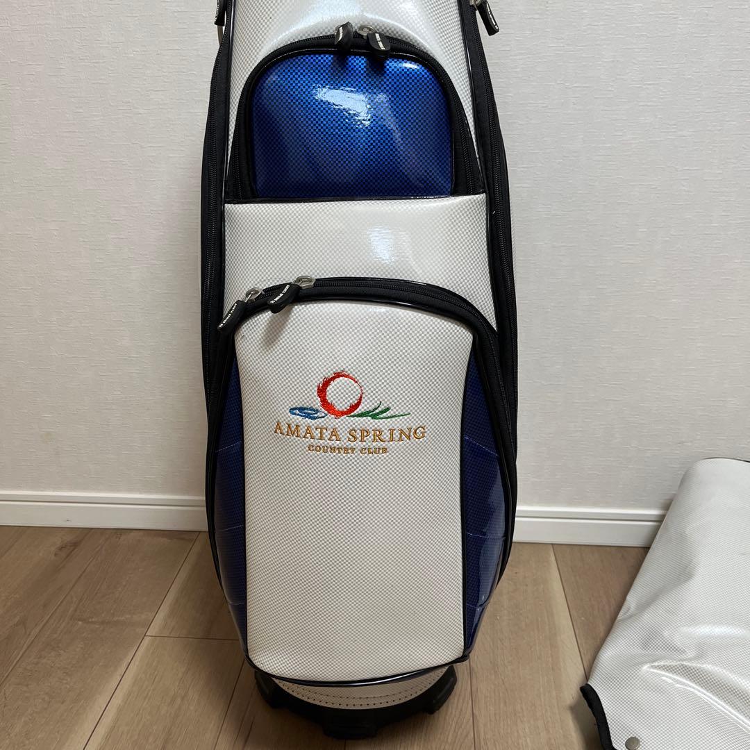 ★貴重★タイの名門AMATA SPRING キャディバッグ ホワイト/ブルー