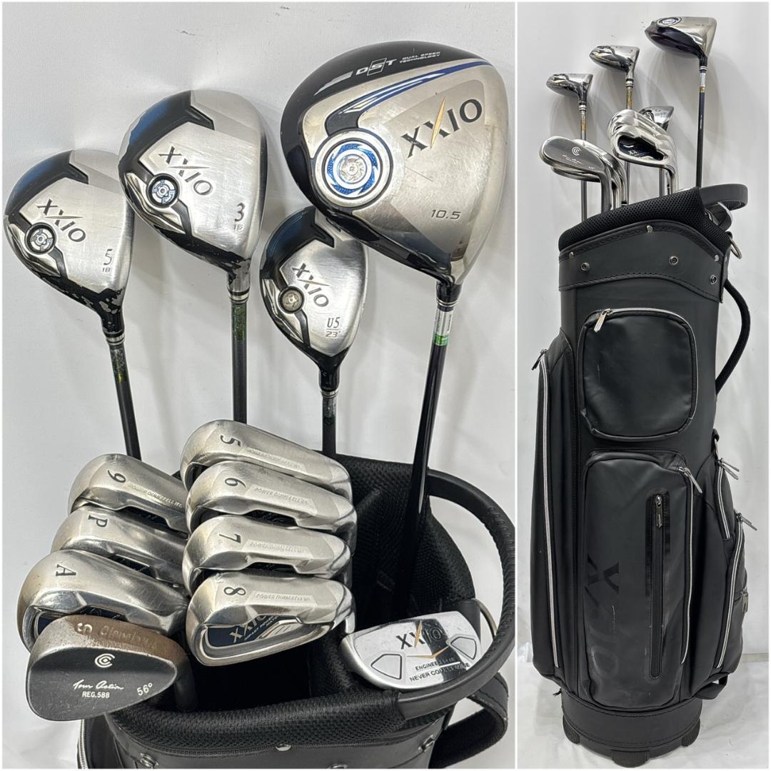 メンズ右利き初心者用　ゼクシオ　6＆7＆9代目　ゴルフクラブセット　W-2613