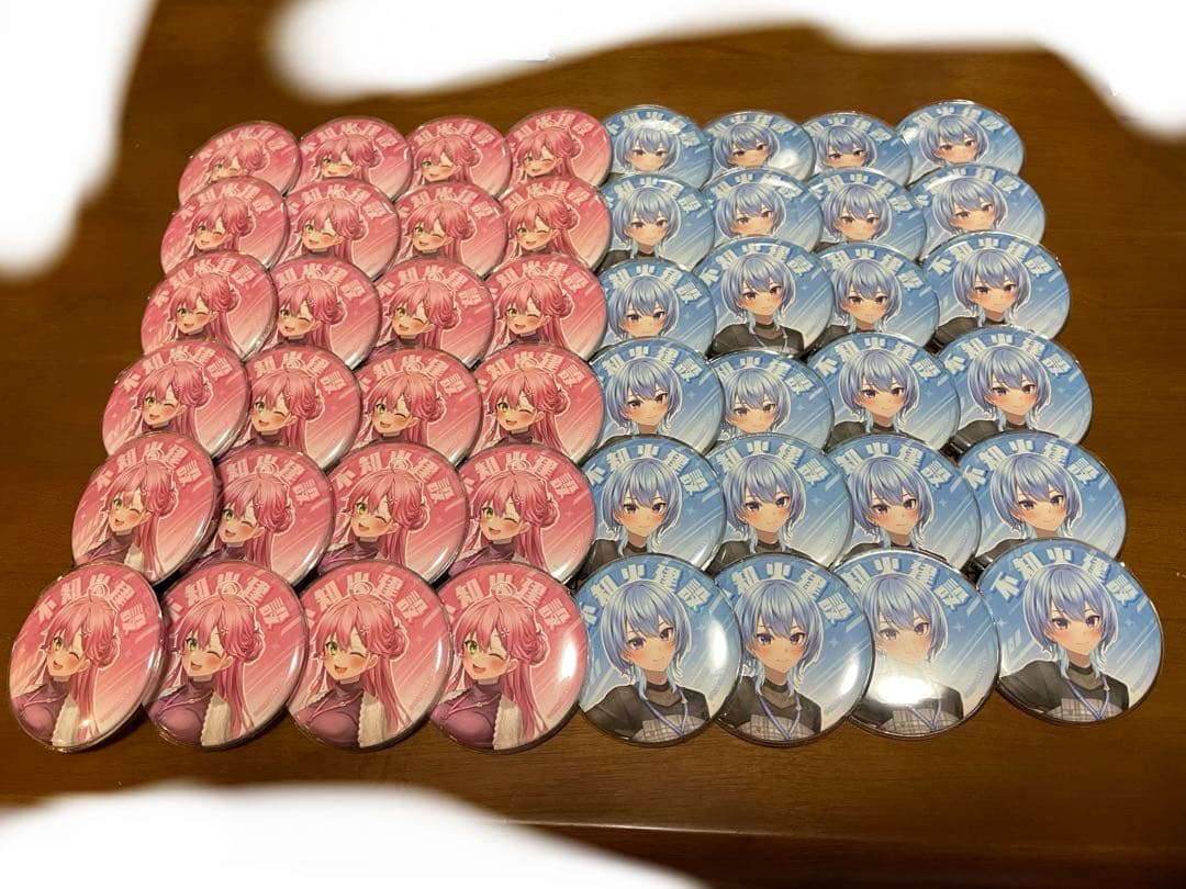 ホロライブ 不知火建設 miComet 缶バッジ 痛バ
