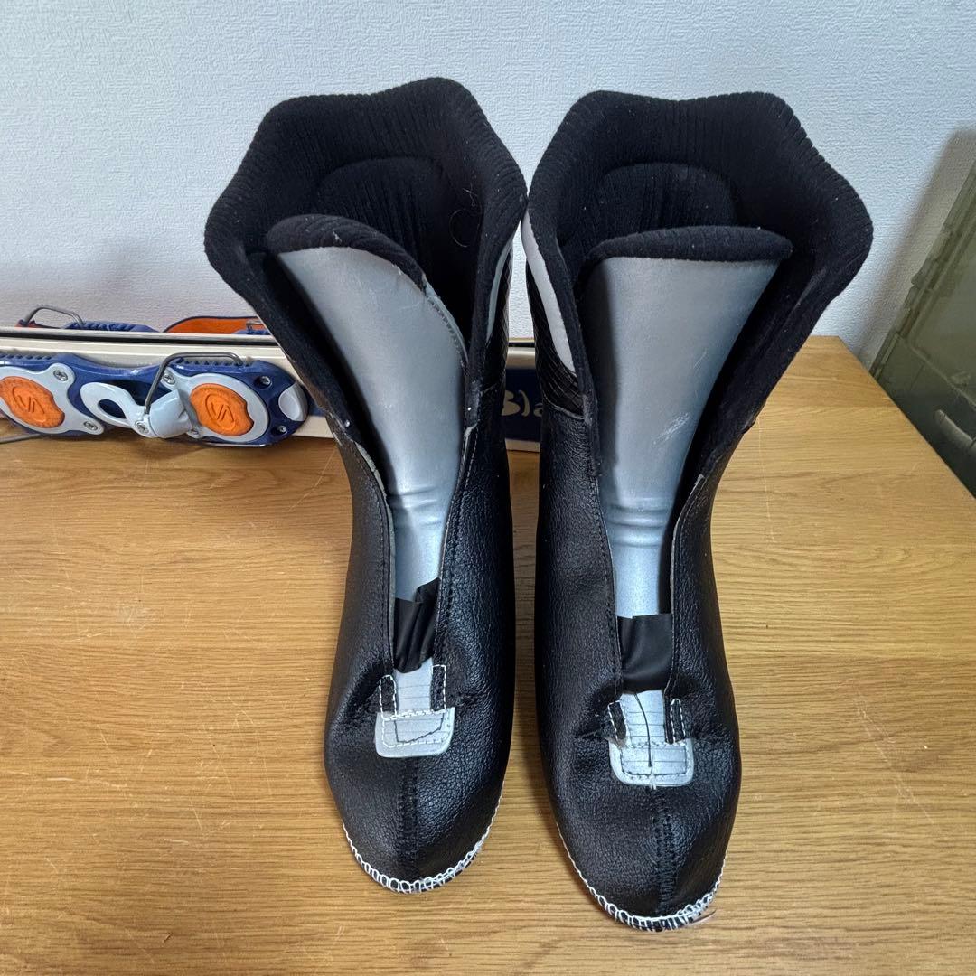 メンズ　ショートスキー　ファンスキーセット　サロモン　27-27.5cmブーツ付