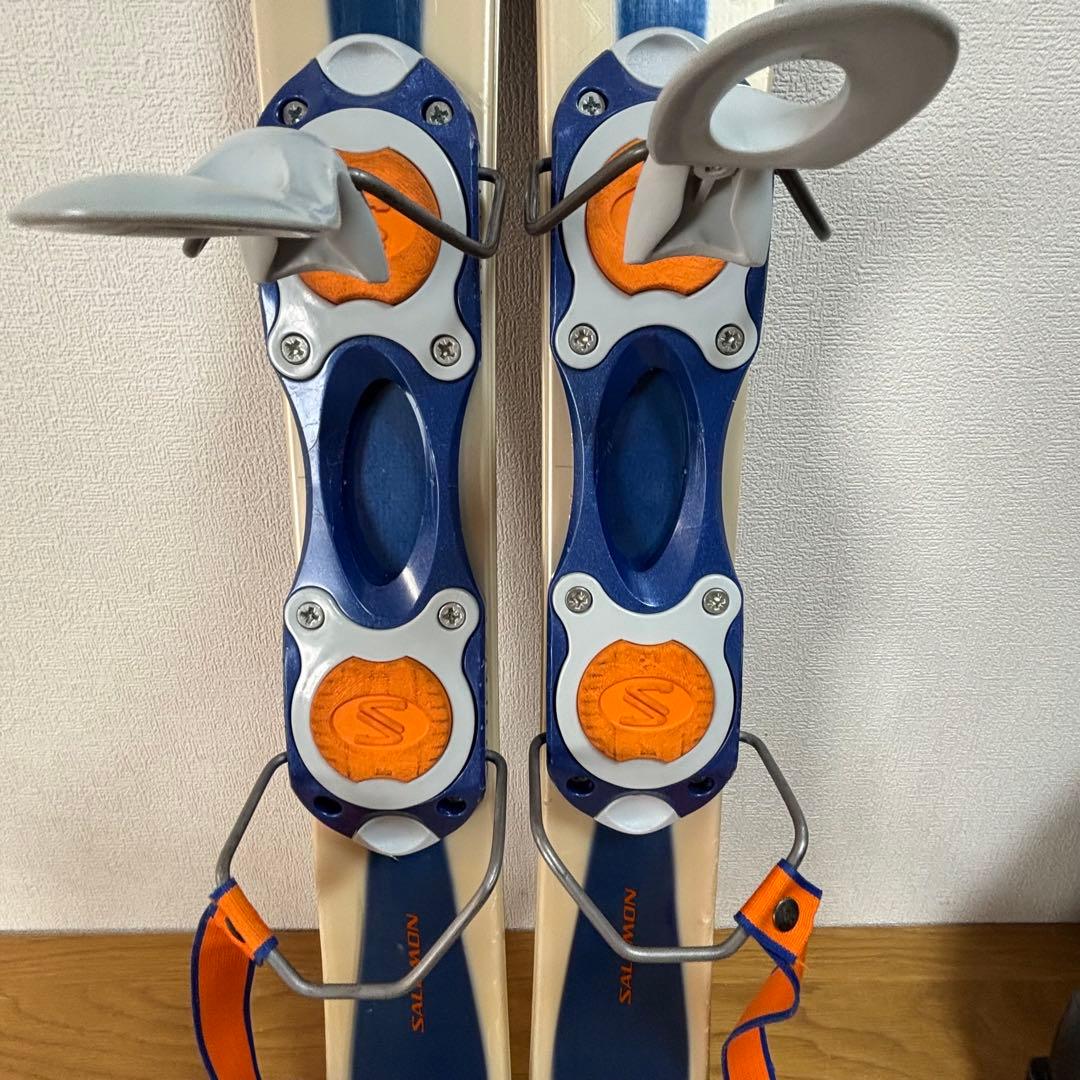 メンズ　ショートスキー　ファンスキーセット　サロモン　27-27.5cmブーツ付