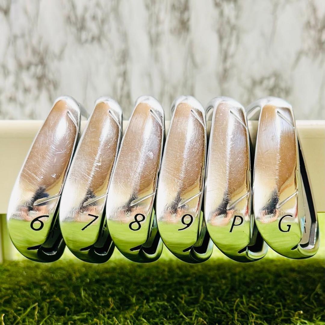 【良品】三浦技研 PI-401 メンズアイアンセット 6本 スチール S