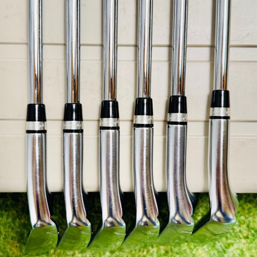 【良品】三浦技研 PI-401 メンズアイアンセット 6本 スチール S