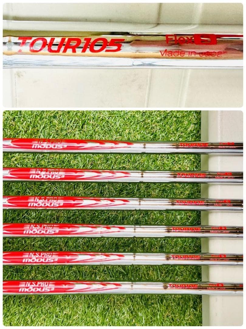 【良品】三浦技研 PI-401 メンズアイアンセット 6本 スチール S