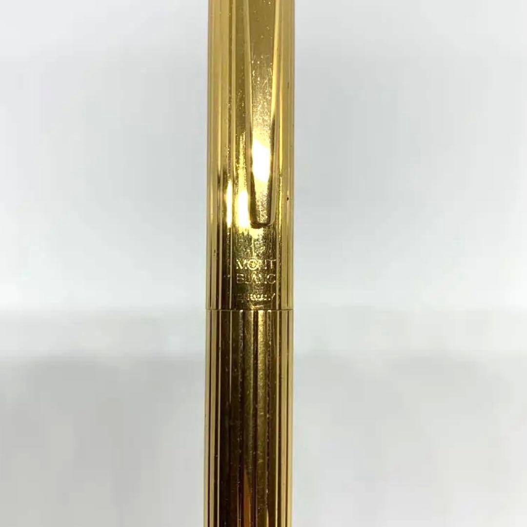筆記確認済 MONTBLANC モンブラン 585 万年筆 ゴールド