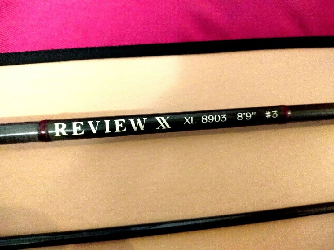 REVIEW XL8903 8'9\"#3 フライロッド フライフィッシングロッド