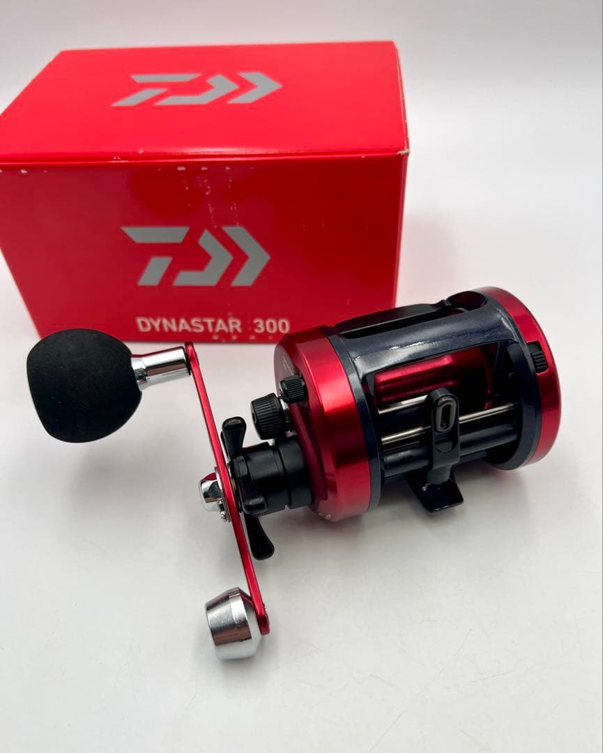ダイワ daiwa 17ダイナスター 300 両軸リール 美品