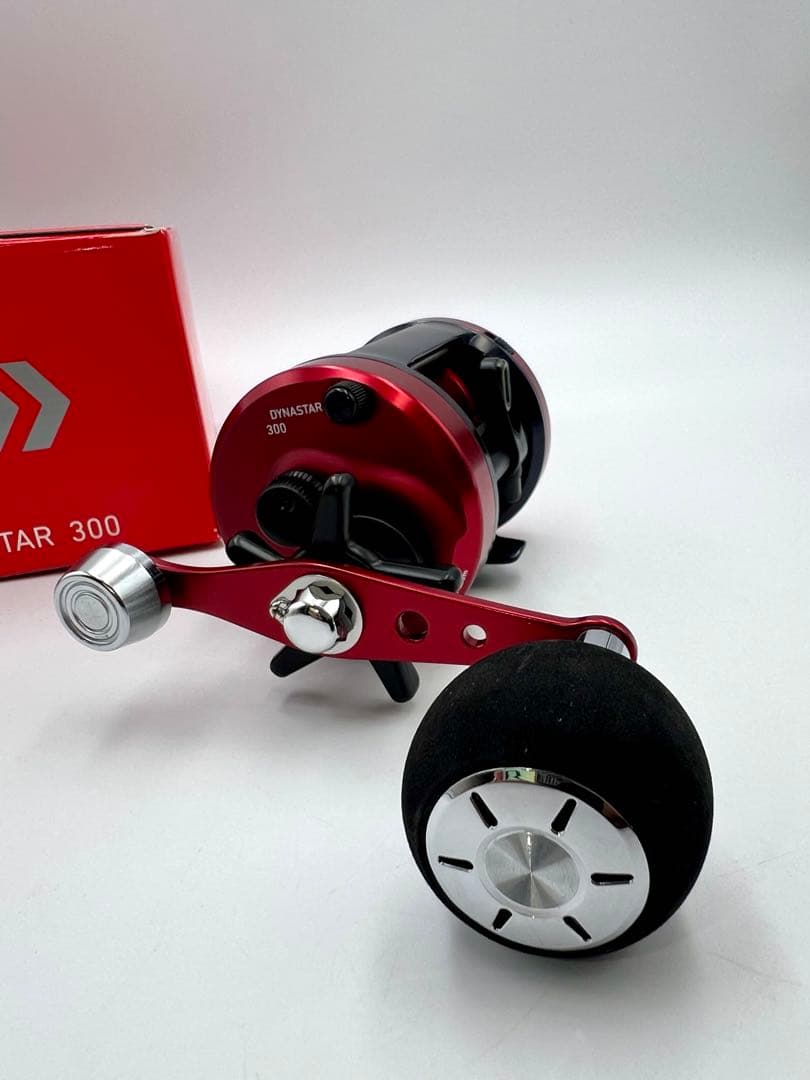 ダイワ daiwa 17ダイナスター 300 両軸リール 美品