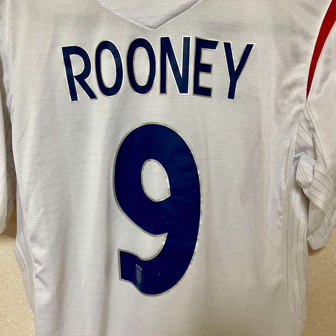 【正規品】イングランド代表　2006W杯 ルーニー9 サイズM