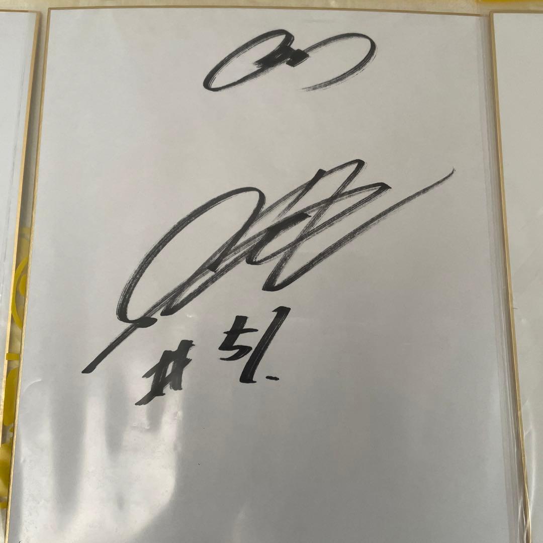 千賀滉大選手・大谷翔平選手・鈴木誠也選手 サイン色紙