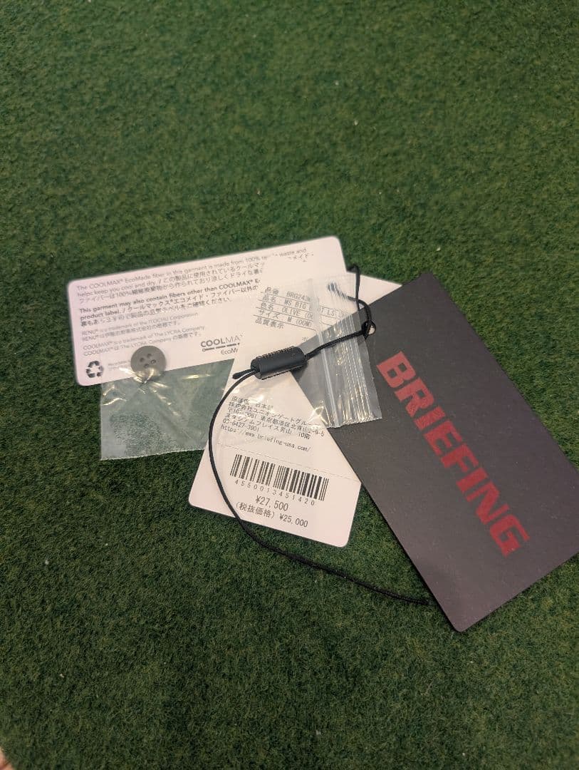 ブリーフィング　ポロシャツ　長袖