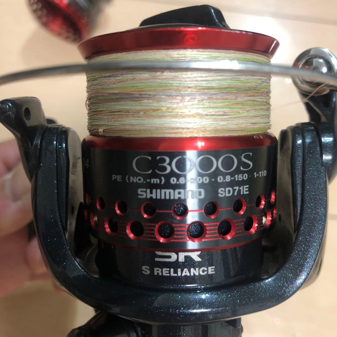 【最終値引】シマノ　08 Sephia CI4 C3000S 夢屋予備スプール付