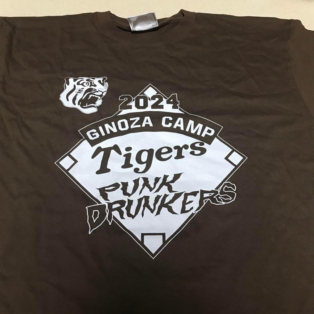 punkdrunkers XXL 阪神タイガース 未使用 Tシャツ 茶 虎 半袖