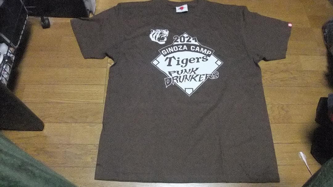 punkdrunkers XXL 阪神タイガース 未使用 Tシャツ 茶 虎 半袖