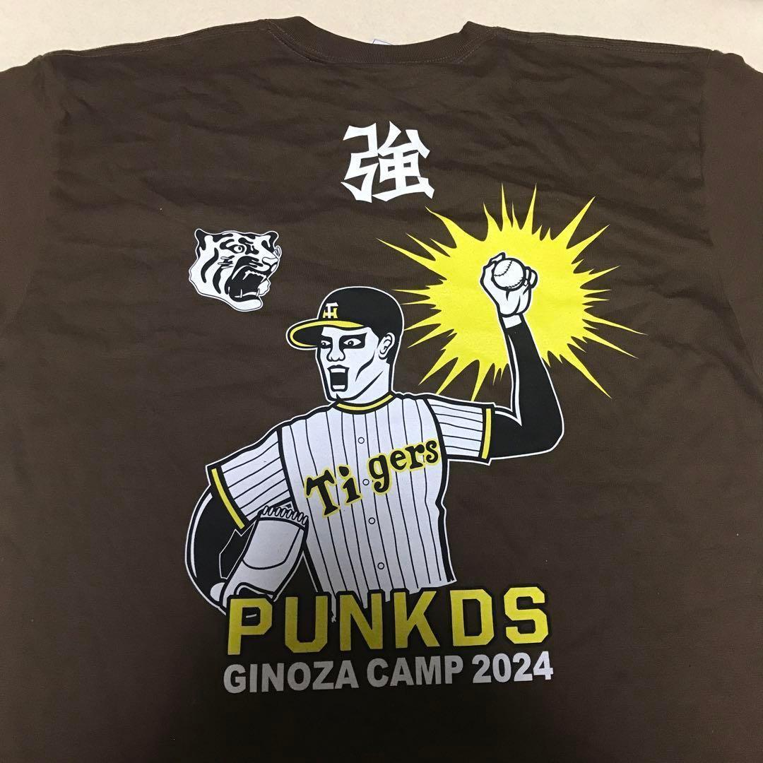 punkdrunkers XXL 阪神タイガース 未使用 Tシャツ 茶 虎 半袖