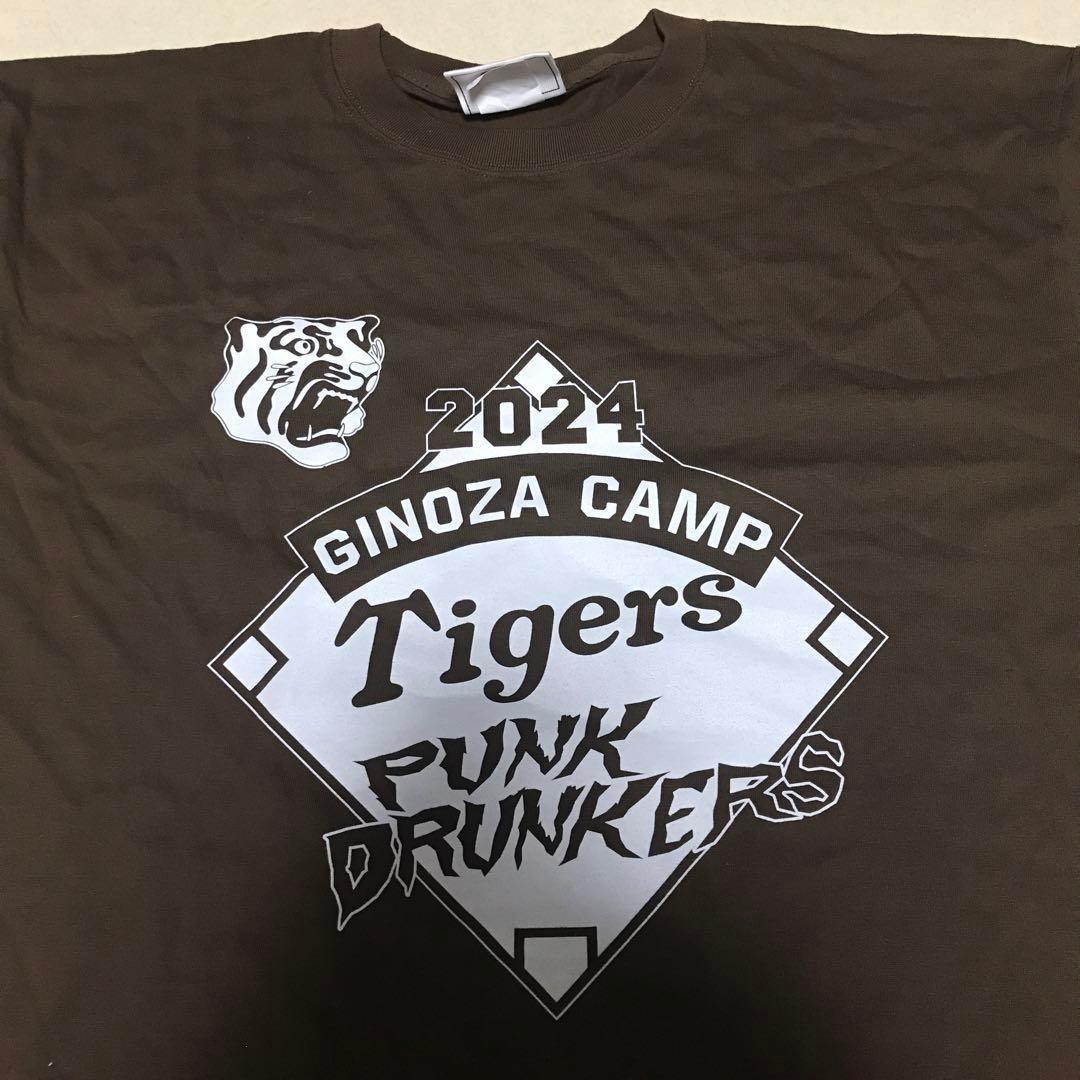 punkdrunkers XXL 阪神タイガース 未使用 Tシャツ 茶 虎 半袖