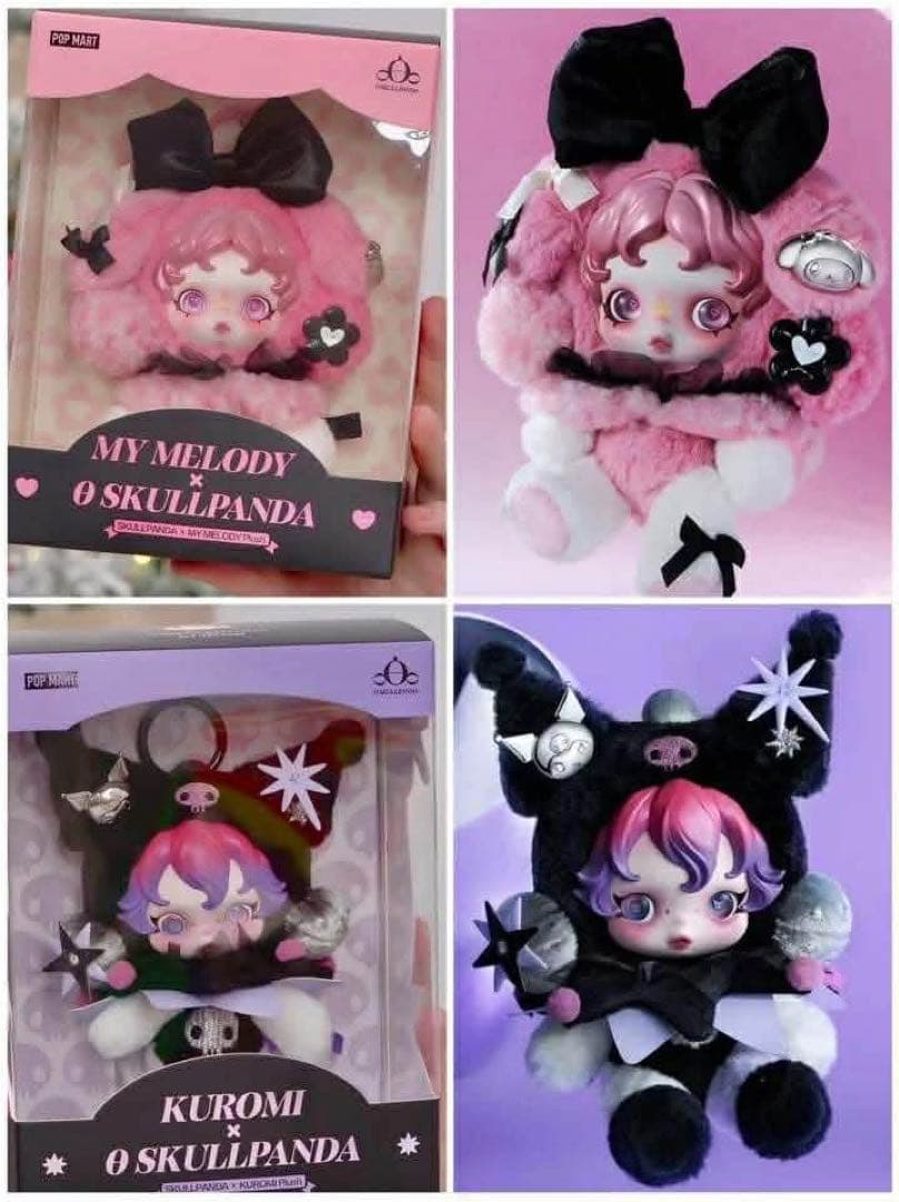 海外限定SKULLPANDA × KUROMI × MY MELODY2点セート
