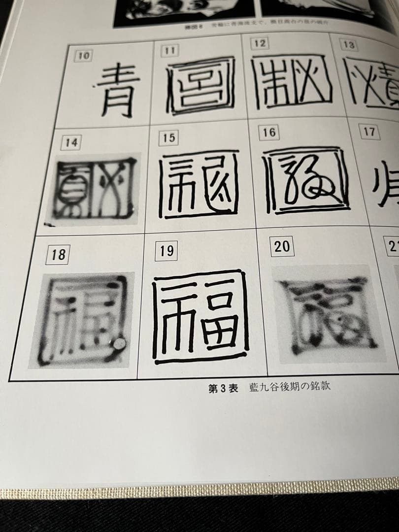 もう極めて貴重 ！藍九谷後期中皿 独特の釉薬 素朴な野草の絵付け 僅かな傷故安い