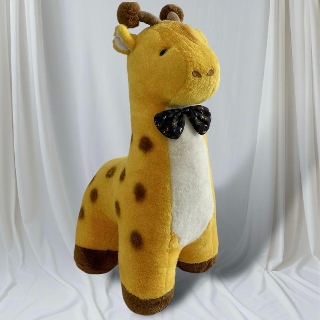 【希少】レトロ　 超特大　吉徳 ズーニーキリン ぬいぐるみ　ビッグサイズ　日本製