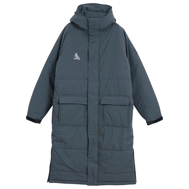 新品スボルメ発熱中綿ベンチコート灰