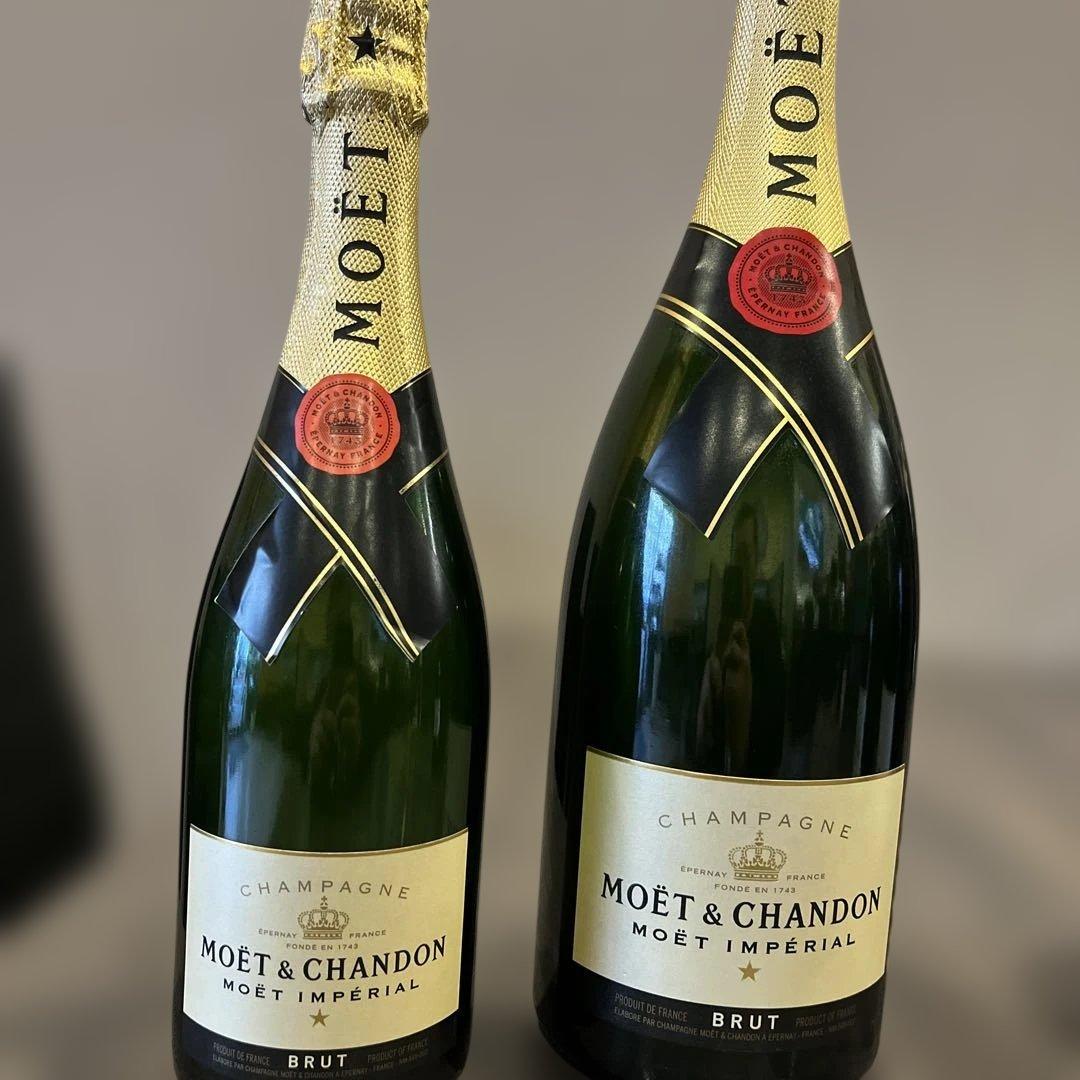 ディスプレイ用　Moët & Chandon Brut シャンパン 4本セット