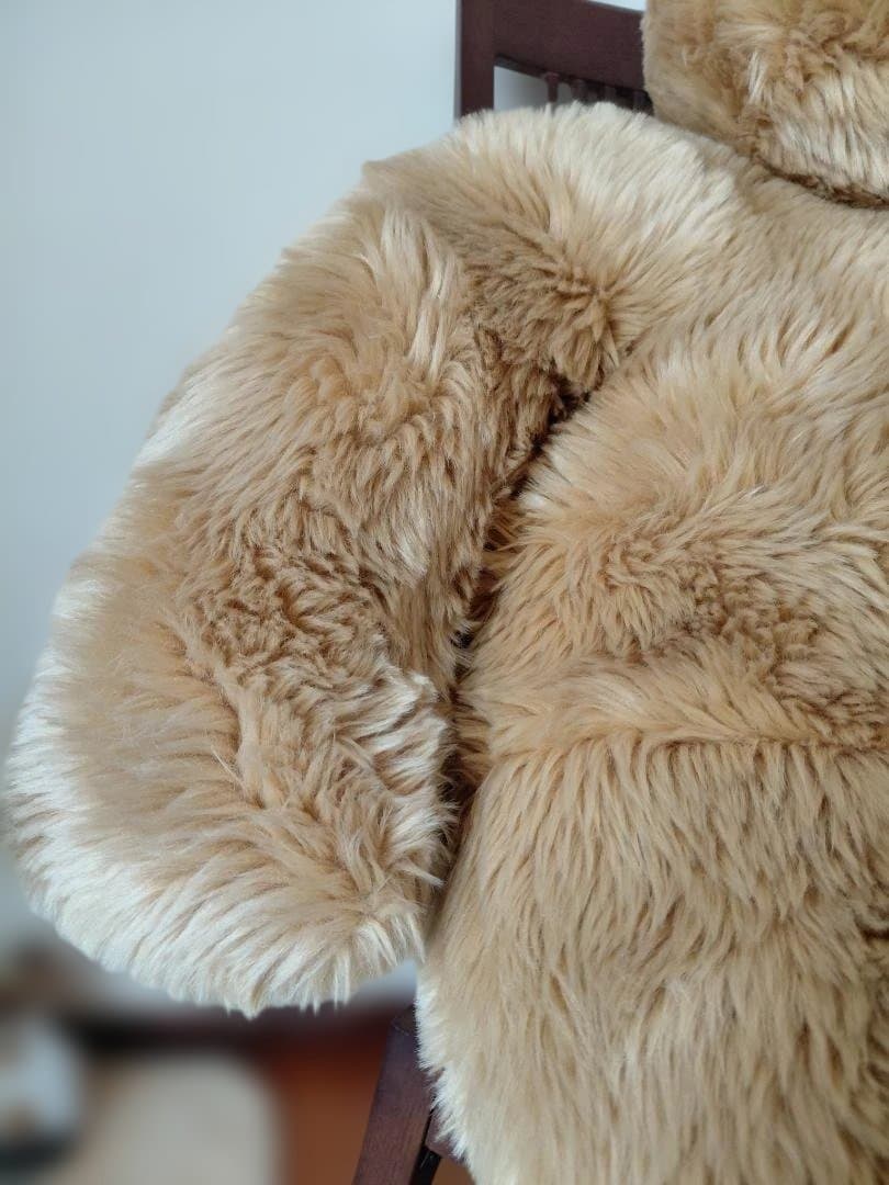 【巨大熊】レトロベージュのぬいぐるみテディベア