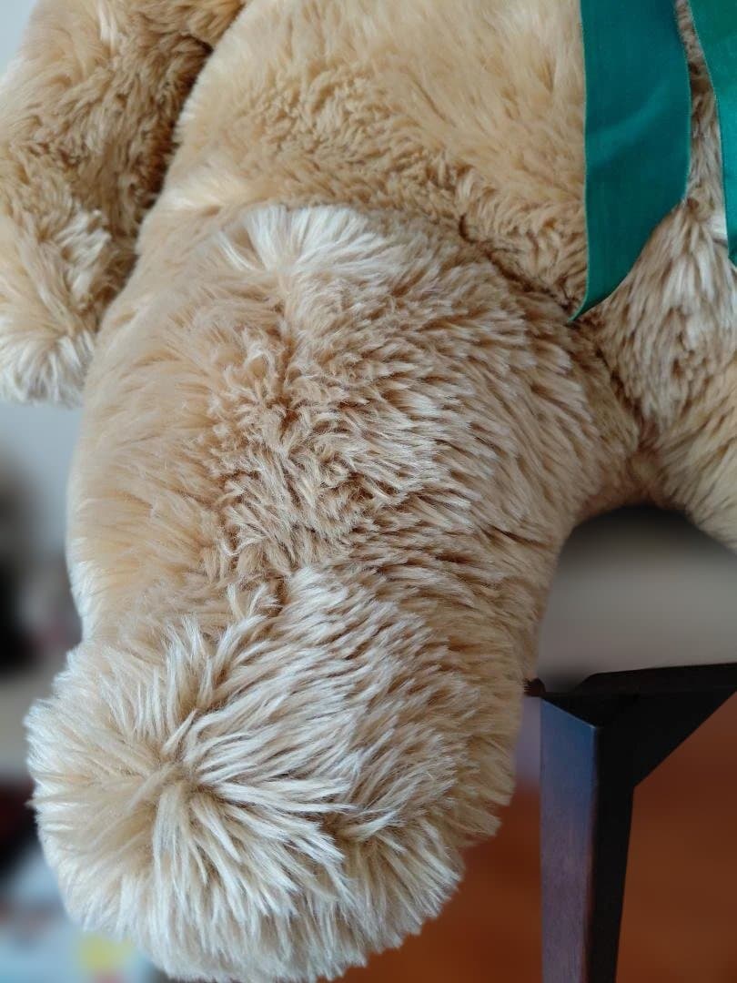 【巨大熊】レトロベージュのぬいぐるみテディベア