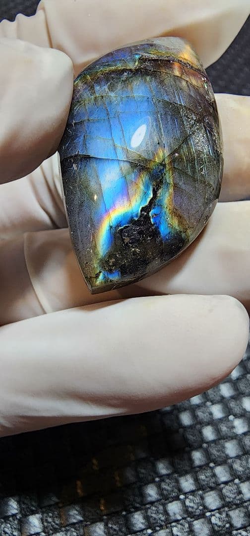 ラブラドライトとスペクトロライトのミックス8個セット