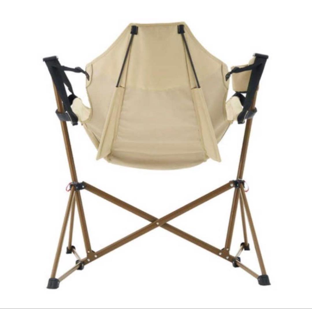 美品★LOGOS ゆらゆらハンモック ベージュ