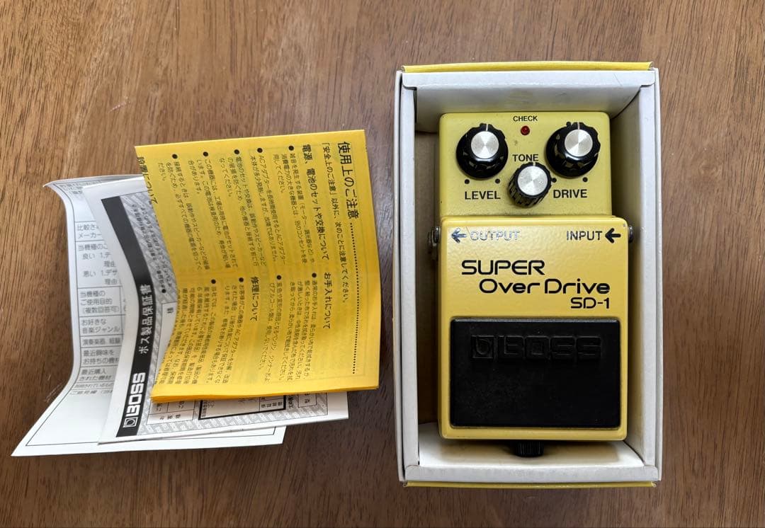 BOSS SUPER OverDrive SD-1日本製