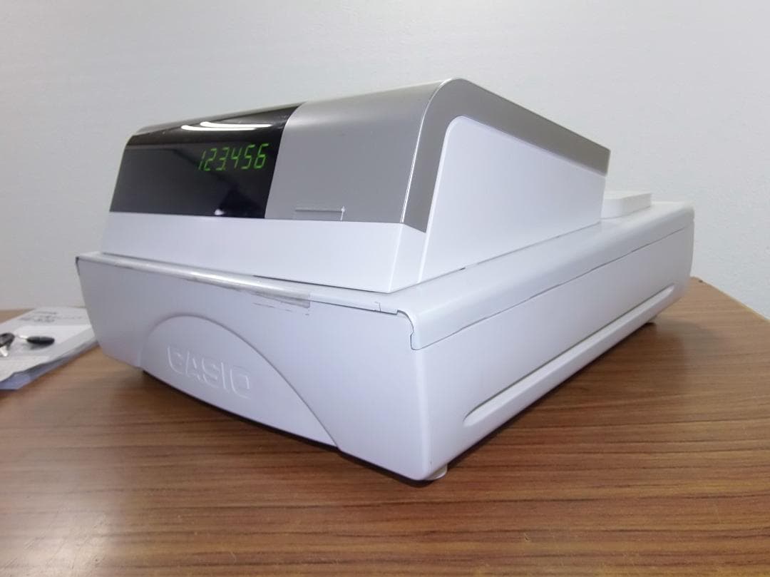 CASIO SE-S30-WE 8部門 軽減税率対応 レジスター 250810