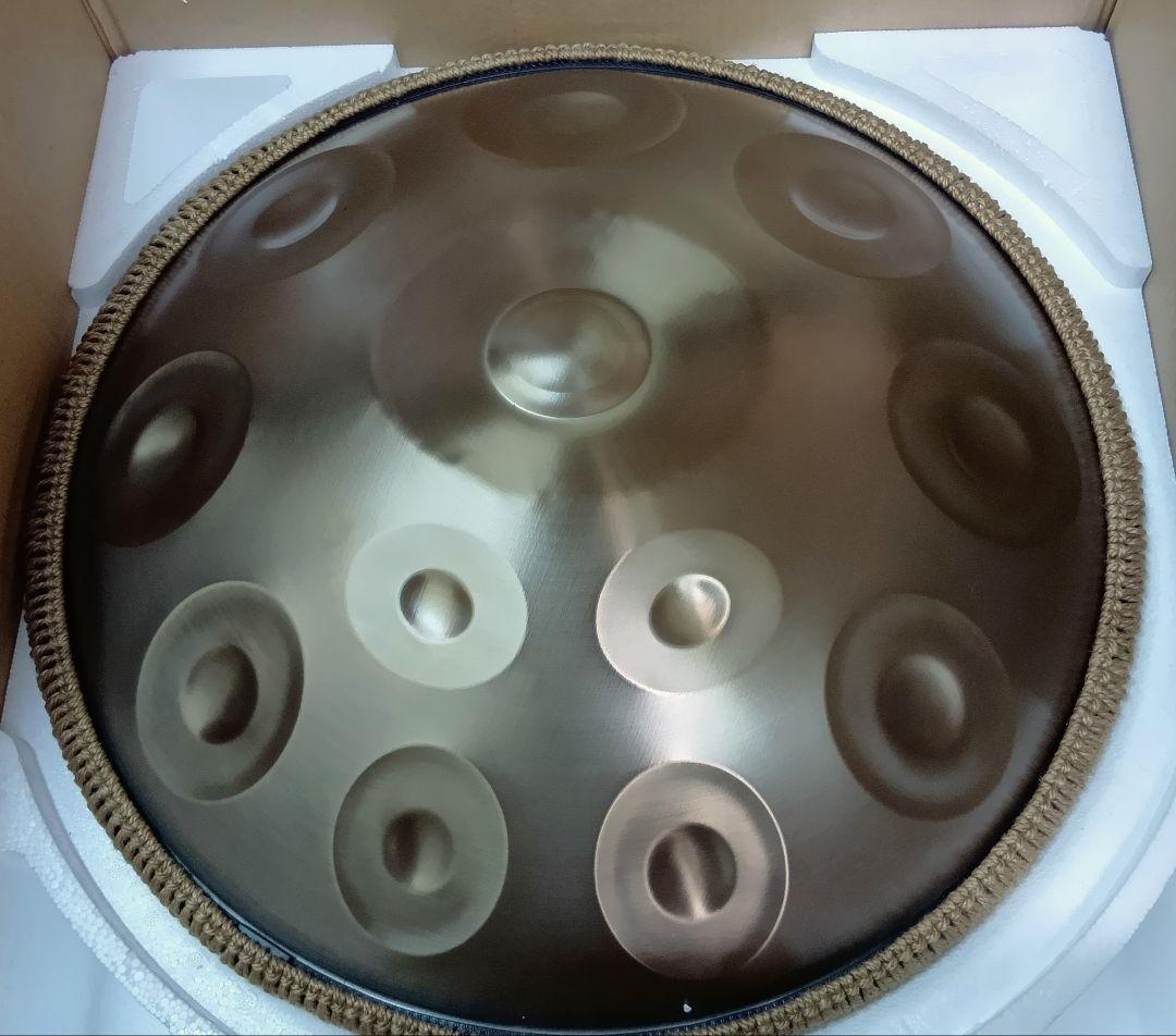 ハンドパン　56センチ 12音 A＝432Hz 音程合ってますゴールド 音きれい