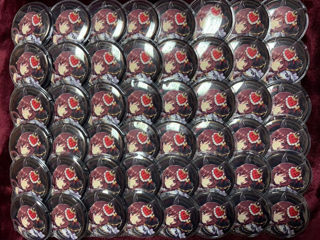 ジェンティルドンナ　缶バッジ　ウマ娘6th 48個セット　缶バッジカバー付き