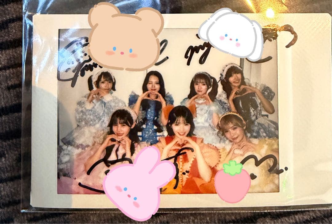 ラボセ A賞 集合チェキ こあら組 サイン入り