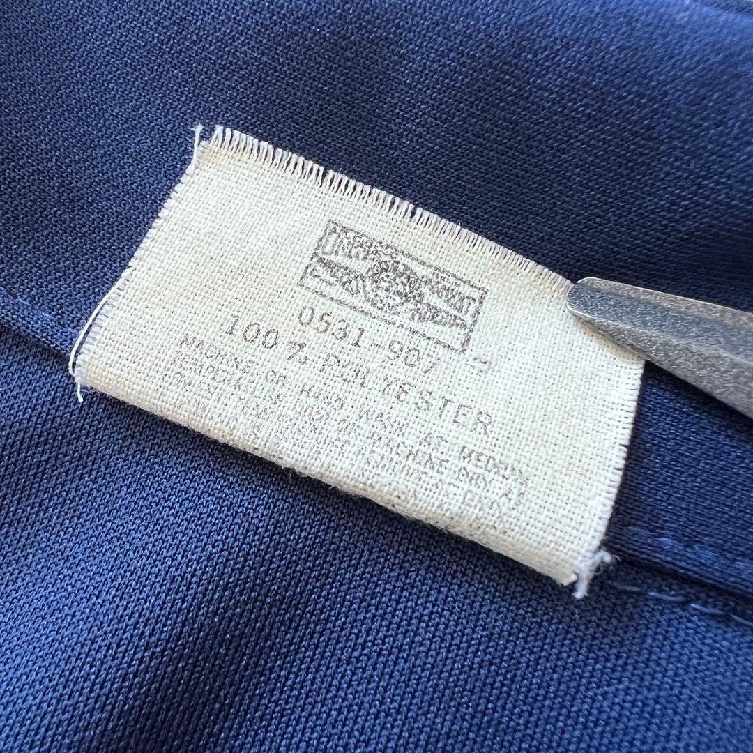 70s King Louie キングルイボーリングシャツ ネイビー ヴィンテージ