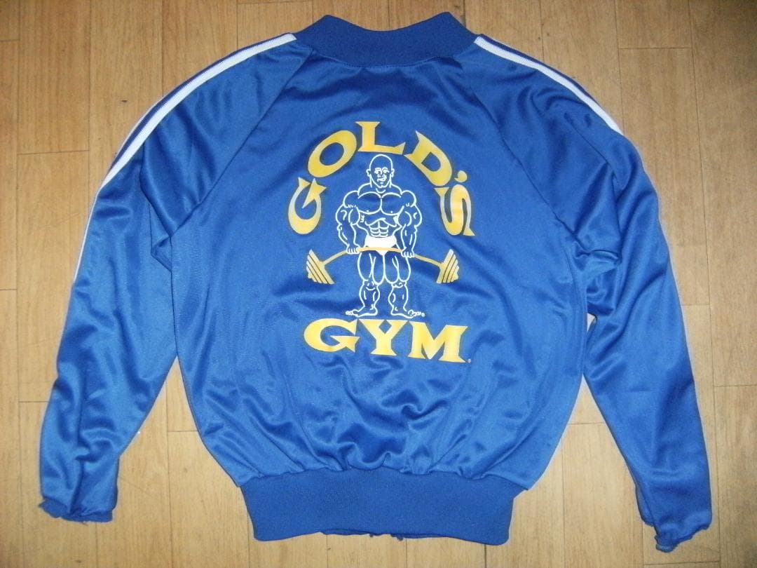 アメリカ製★80年代★ボディビル,プロレス,格闘技★ゴールドジム ジャージ 筋肉