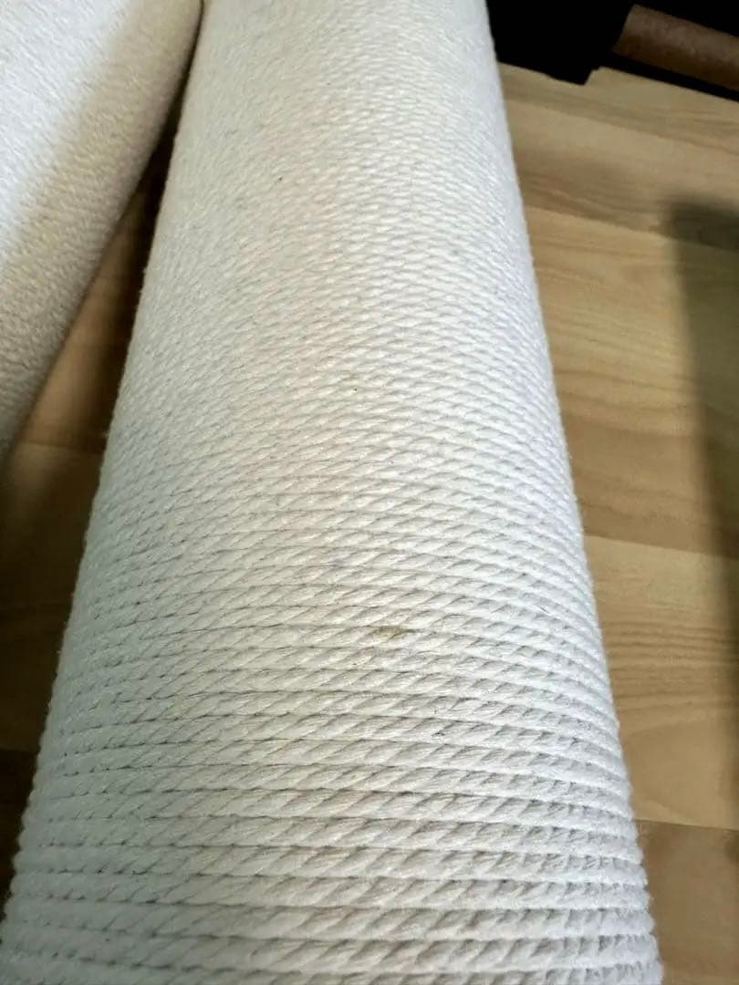 SUMIKA 突っ張り型 木製 キャットタワー レギュラーモデル コットン