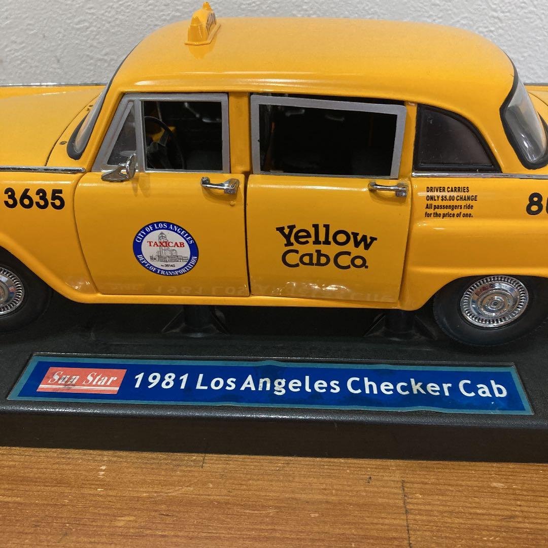 イエローキャブ　yel lowcab タクシー　オブジェ　レトロカー