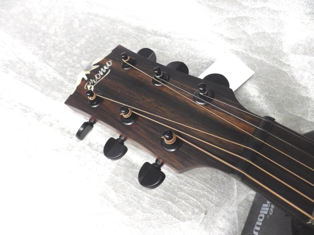 弦高低め　オール単板　Bromo　ブロモ　エレアコギター　BAR5CE