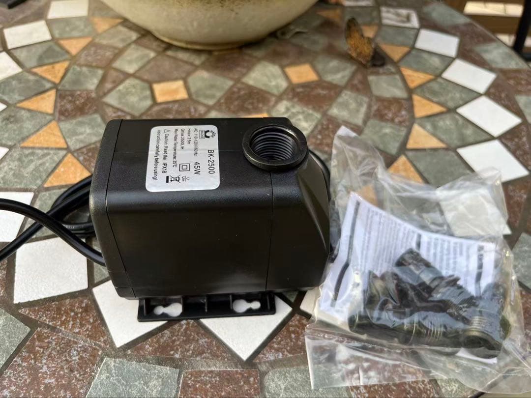 大型水槽用沈殿物理生物一体型濾過槽　アクアリウム外部式濾過装置器　水中ポンプ付き