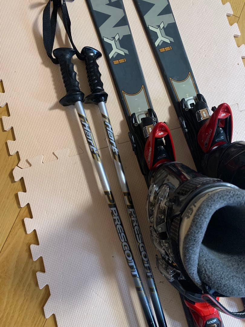 elanスキー3点セット148センチ ブーツGENFACTORY24〜24.5