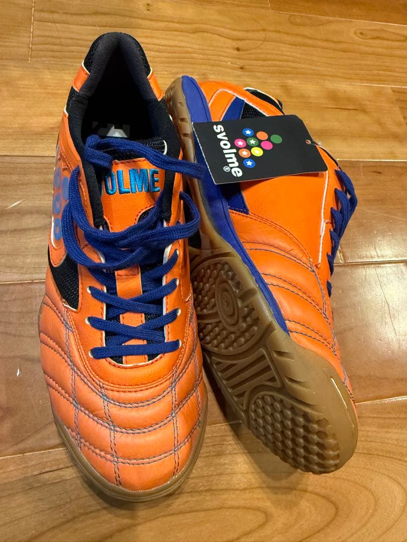 新品　SVOLME solodanteフットサルシューズ オレンジ 26.0