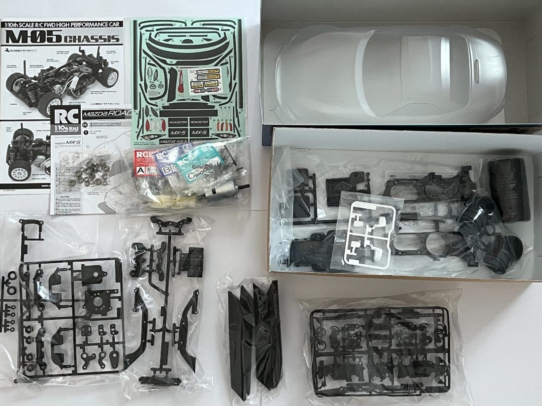 TAMIYA 1/10 電動RC マツダ ロードスターM-05シャーシ 未組立品