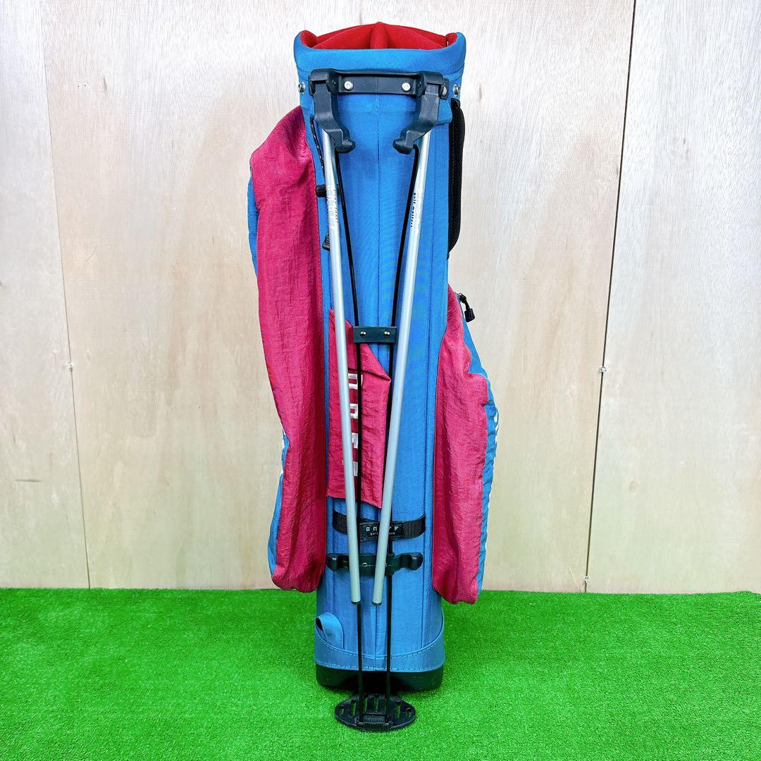 【良品】 ONOFF スタンド式 キャディバッグ 軽量 9.0型 水色