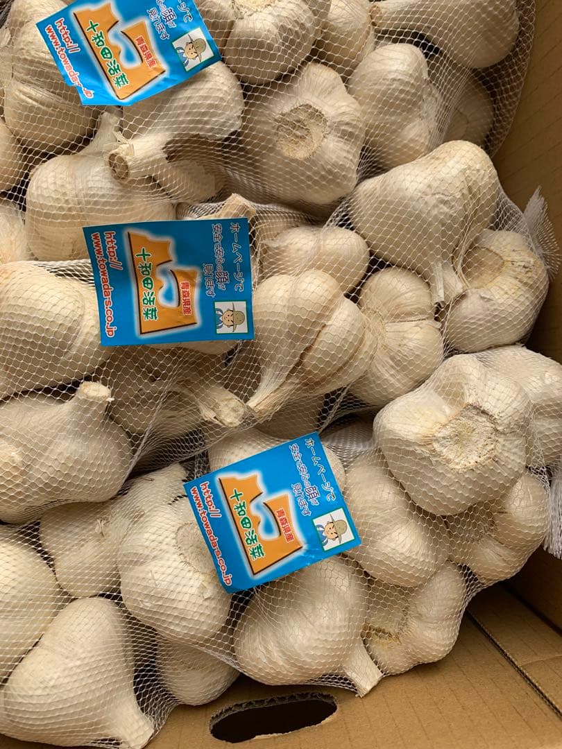 にんにく　青森県産にんにくMサイズ５キロ　訳ありにんにく　ホワイト六片種にんにく