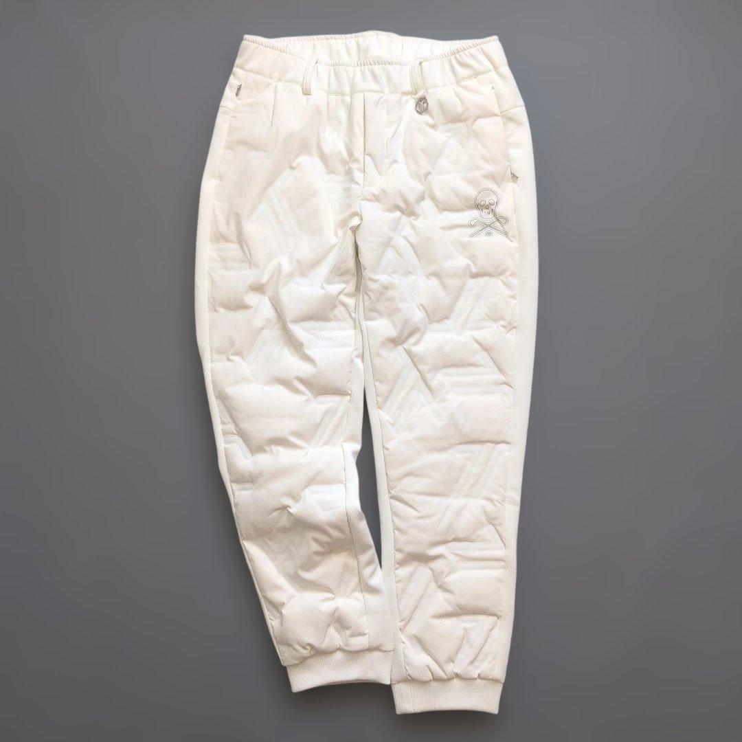 【極美品】マークアンドロナゴルフ　ダウンパンツ　裾リブ　冬　50