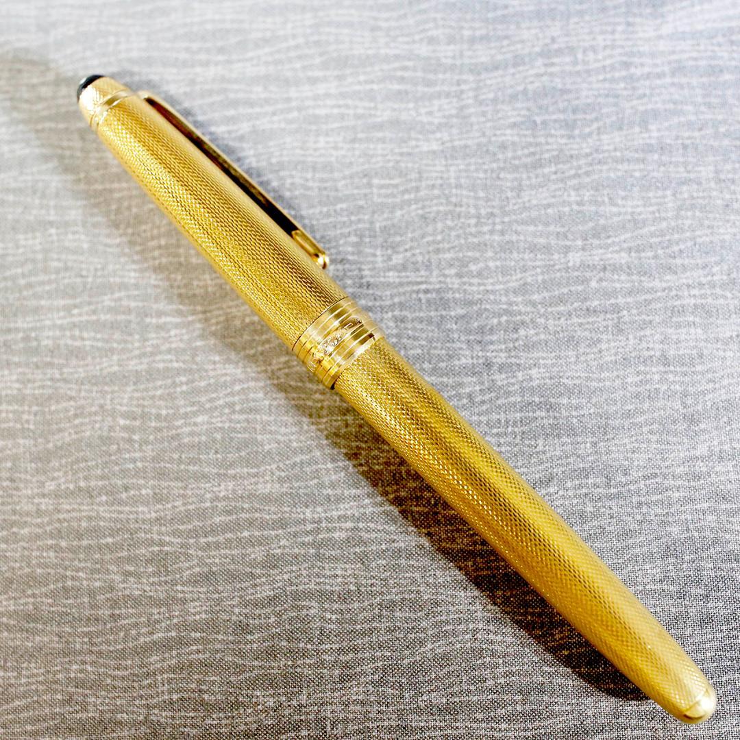 【極美品 送料込み】モンブラン 万年筆 １４４４ バーレイ ゴールド マイスター