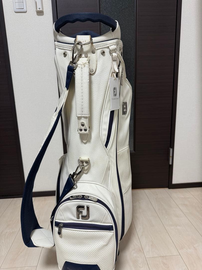 FootJoy ゴルフバッグ スタンド付き ホワイト